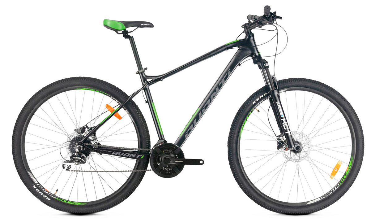 Фотографія Велосипед Avanti CANYON PRO 29" 2021, розмір М, Чорно-зелений